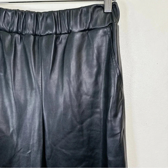 Blank Nyc Elastic Waist Crop Faux Leather  Pants - Picture 5 of 15
